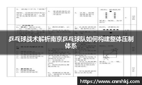乒乓球战术解析南京乒乓球队如何构建整体压制体系